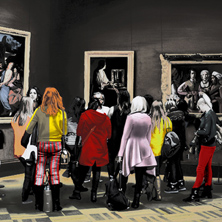 art, photorealism, museum painting