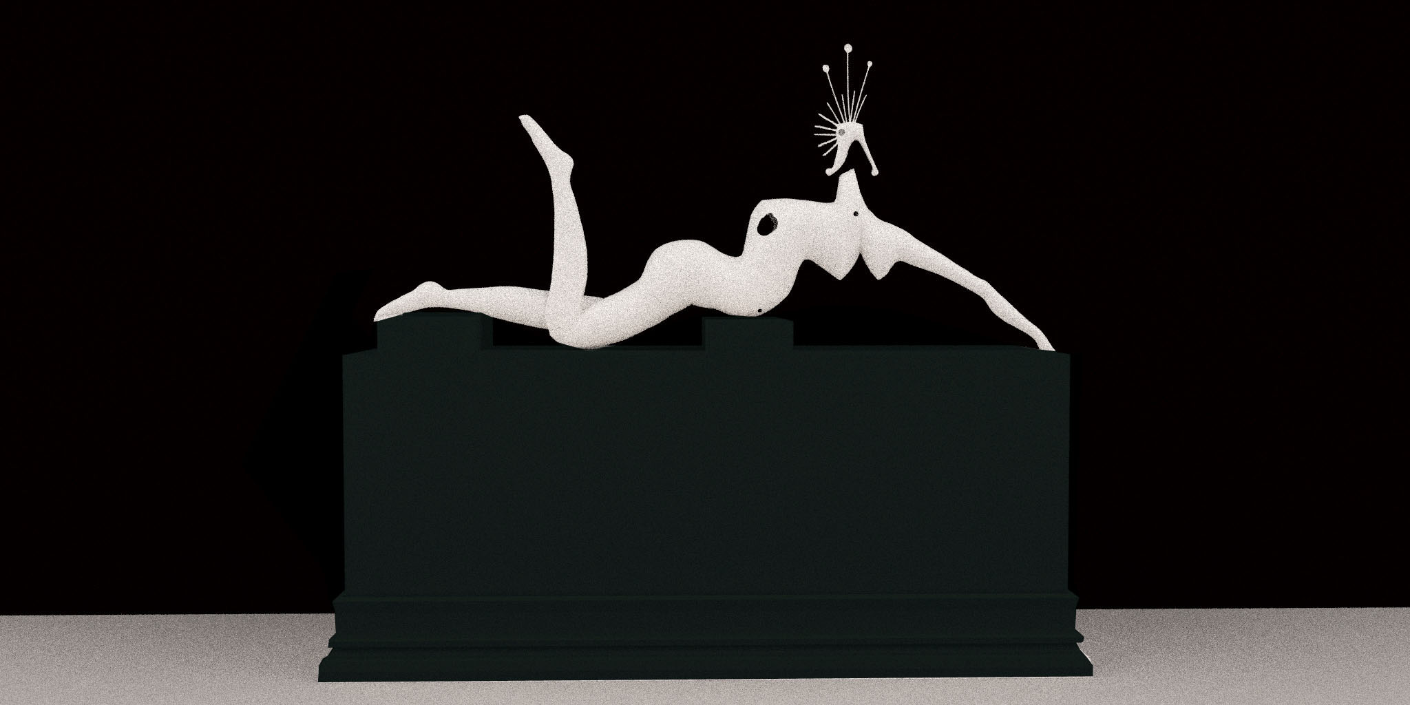 erotic sculpture, art, art exhibition, sculpture of woman, contemporary art, neo cubism, Nicholaas Chiao, Nicholas Chistiakov